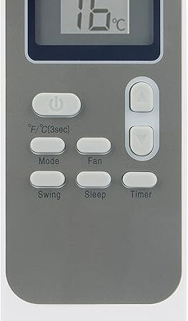 DG11J1-61 DG11J1-63 Replace AC Remote Control Compatible with LG Portable Air Conditioner AC Unit LP0817WSR LP1017WSR LP1217GSR LP1417GSR LP1417SHR LP1417WSRSM