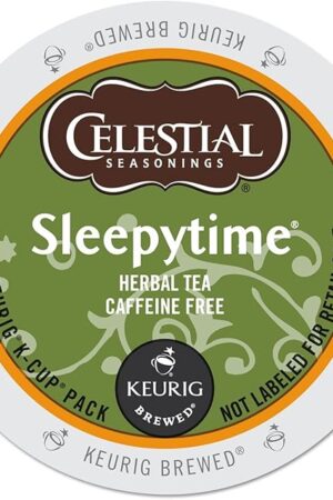 Celestial Seasonings Sleepytime Herbal Tea, Single-Serve Keurig K-Cup Pods, 24 Count