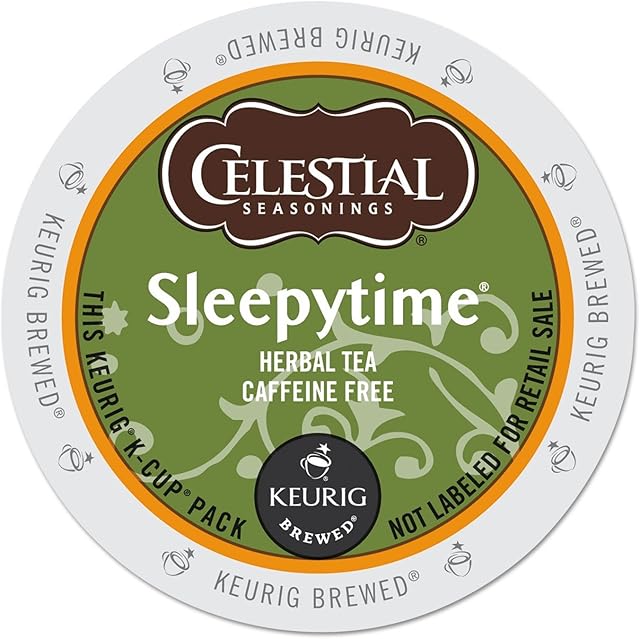 Celestial Seasonings Sleepytime Herbal Tea, Single-Serve Keurig K-Cup Pods, 24 Count