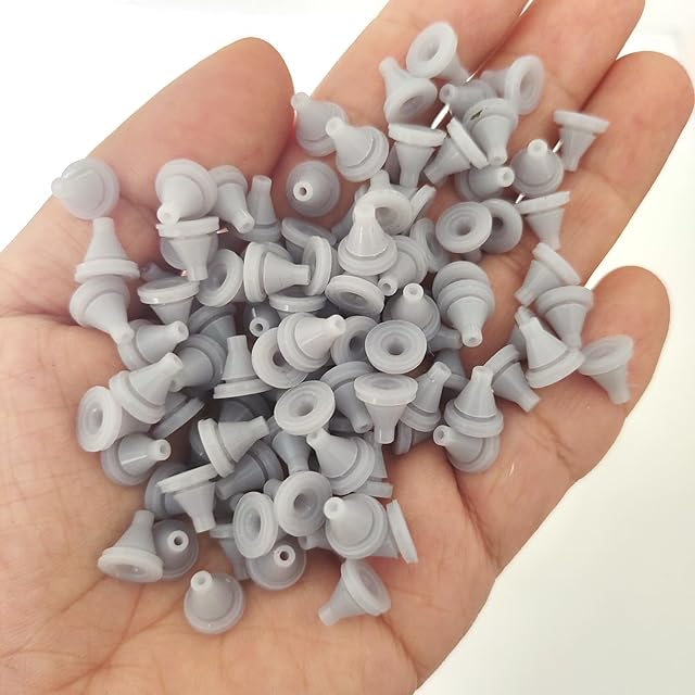 50 PCS Shower Head Replace Parts Shower Head Nozzles Replacement Showerhead Spray Hole Silicone Nozzle Universal Sprinkler for Hole Diameter 0.16inch