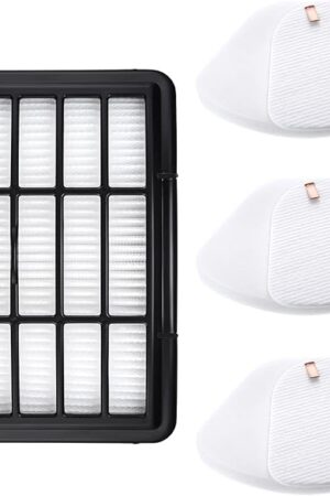 CERO Filters Replacement for Shark Navigator Lift Away ZU503AMZ, NV350, NV351, NV352, NV355, NV357, NV360, NV370, NV391, UV440, UV540, Compare to Parts #XFF350 & #XHF350, 1 NV350 Filter + 3 Pre-Felt