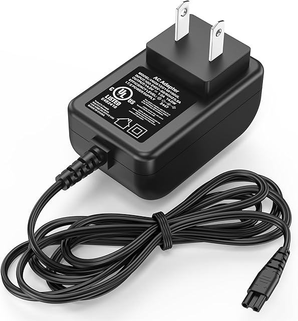 14V Charger for Bissell 3061 Featherweight Vacuum Charging Power Cord for Bissell Powerlifter Ion Pet 3191 3190 3191C 3190A 31902 Cordless Stick Vacuum Cleaner Charger Replacement with UL