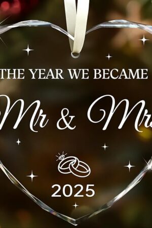 Wedding Gifts for Couples 2025, Mr and Mrs Gifts for Bride Newly Wed GIF ts for Her Just Married Ornaments 2025 Just Married Decorations Bridal Shower Ornaments
