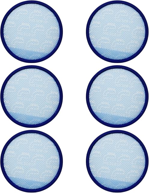 304087001 Windtunnel Vacuum Filters for Hoover, Compatible with Hoover UH71250, UH71200, UH72630, UH71230, UH72625, UH71255, UH70825 Vacuum and more, 6 Pack 304087001 Vacuum Primary Filter.