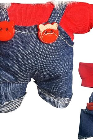 The ‌Premium Knit Doll Clothing Set(NO Doll) - Soft Stretch Fit for 15cm/17cm Collectible Figures Multi-Style Outfits Stylish Miniature Clothes & Accessories Costume (Blue)