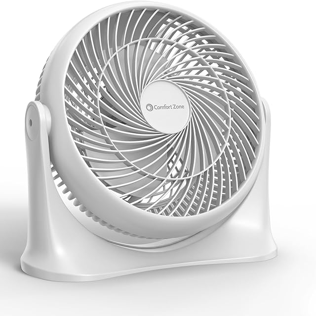 Comfort Zone High Velocity Tabletop Air Circulator Fan 11 inches MTFN08