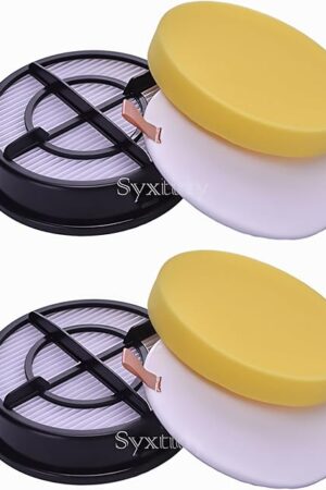 2Pack 16871 16881 Filters for Bissell Pet Hair Eraser Febreze Upright Vacuum Cleaners Replacements Model 1650 Series, 1650A, 1650C, Part 1608861, 1608860