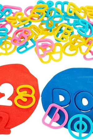 Colorations Alphabet & Number Cutter Set - 41 Pieces