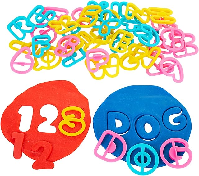 Colorations Alphabet & Number Cutter Set - 41 Pieces