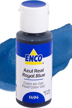 ENCO Food Coloring Gel Royal Blue 1.41 oz (40g) Concentrated, Vegan