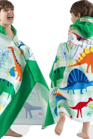 VOOVA & MOVAS Toddler Towels Wearable Wrap for Boys