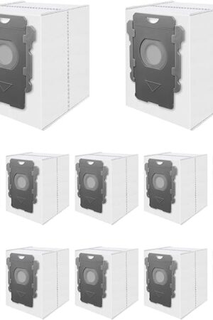12 Pack Vacuum Bags Replacement for iRobot Roomba i7+, i8+, i3+, i4+, i5+, i6+, i1+, s9+, s9 Plus, Combo j8+, j9+,10 Max, 105, 705, i, s, j, Essential Series Clean Base Automatic Dirt Disposal Bags