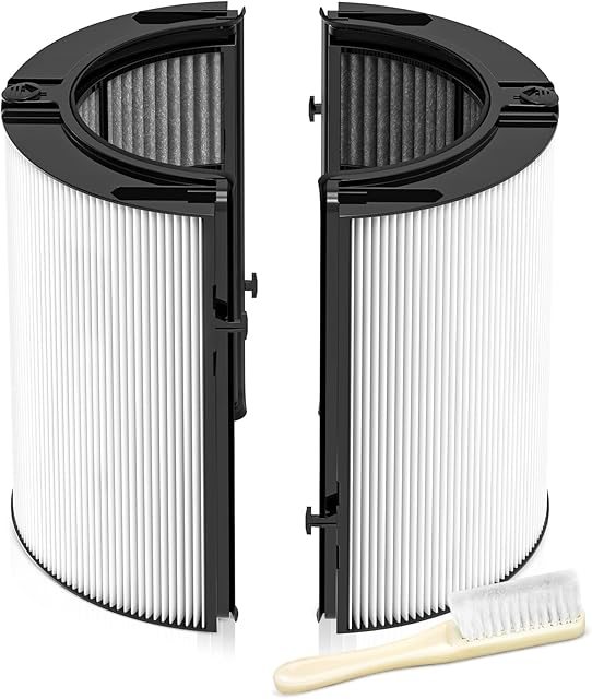 1 Pack 360 Combi Glass HEPA + Carbon Air Purifier Filter Replacement for Dyson HP10 HP07 TP10 TP09 TP07 TP06 TP04 TP4A HP04 HP06 HP09 HP4B PH01 PH02 PH03 PH04 PH3A DP04 Pure Cool Hot Humidify Fan