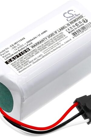 Cameron Sino Battery for iRobot Roomba Combo Essential, Roomba Combo Essential Vacuum, Y011040 PN:iRobot ABL-G 2600mAh / 37.44Wh