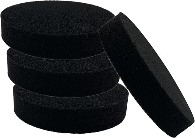 4 Pack 1608225 Filter Replacement for Bissell Powerforce Helix Turbo Rewind Bagless 1797 2191 2190 2254 1700 Cleanview 2258 3534 2492 3675 Upright Vacuum, Part #1608225