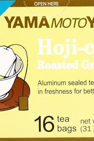 Yamamotoyama Hojicha Green Tea, 16 Count (Pack of 6) - Packaging May Vary