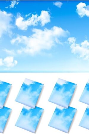8 Pcs Fluorescent Light Covers - 4 x 2 Feet Covers for Ceiling Lights, Magnetic Light Filters for Classroom, Office, Hospitals, Home