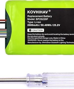 BP25220F Vacuum Battery for NEC180 NEC185 25.2V Li-ion 2000mAh