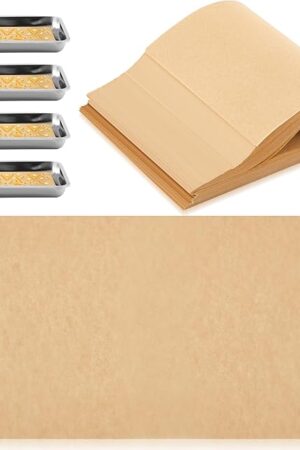 300 Pcs Freeze Dryer Tray Mats Compatible with Harvest Right, Non-stick Baking Mats, One-off Parchment Paper Freeze Dryer Accessories (Small 13.31 x 7")