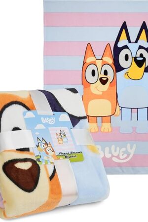 Bluey Fleece Bed Blanket 59 x 51 Inches