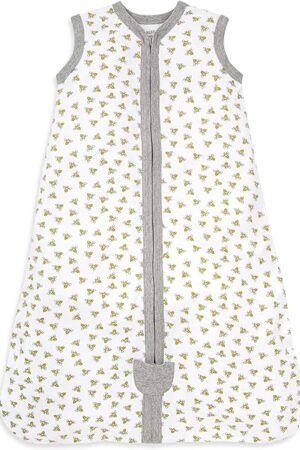 Burt's Bees Baby unisex-baby Beekeeper Wearable Blanket, 100% Organic Cotton, Swaddle Transition Sleeping Bag