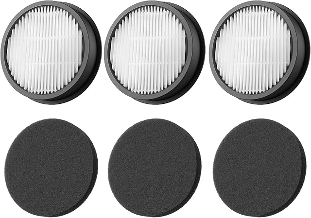 3PCS Replacement Filters with Sponge for Honiture Clean P7 Pro Cordless Vacuum Cleaner