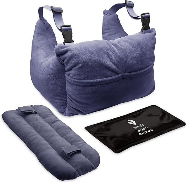 Zomaple Mastectomy Pillow - Post Surgery Pillow, Mastectomy Recovery Must Haves, Breast for After Heart Surgery, Reduction & Augmentation Patients Sleeping, Recovery Seatbelt Protection-Surgery Gift