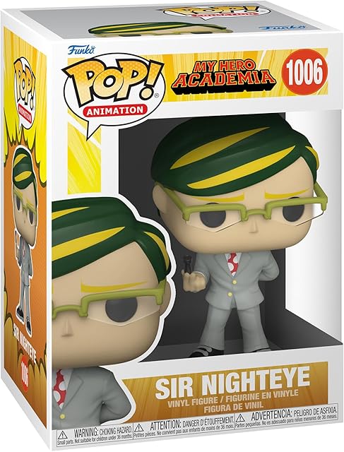 The POP Funko Animation: My Hero Acadamia - Sir Nighteye, Multicolor, (51931)