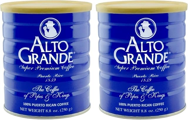 Alto Grande Super Premium Coffee Ground 8.8 Ounces - 2 cans