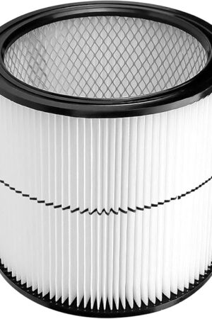 A FABLE 17884 Vacuum Cartridge Filter Compatible with Craftsman 9-17884 17935 17937 17920 shopvac Replacement Part Fit 6 Gallon and Larger Wet Dry Vacs (17884 1pack)