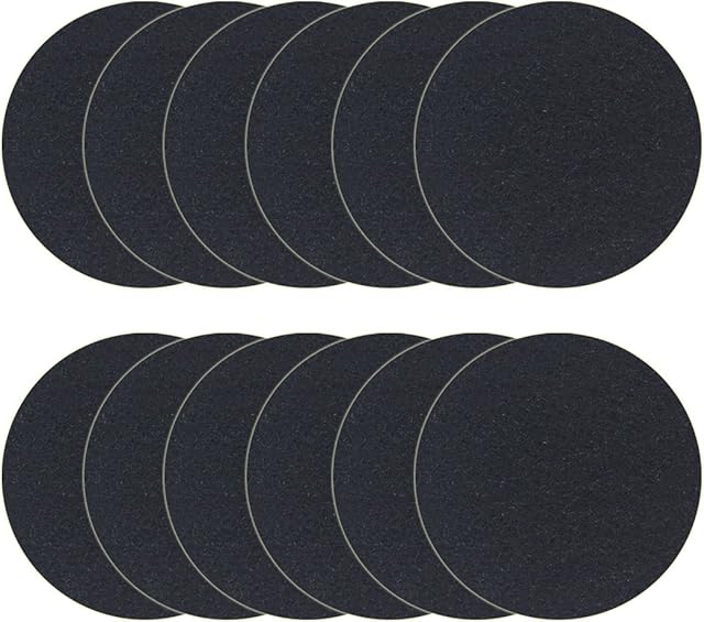 6.7inch Charcoal Filters for Kitchen Compost Bin Pail Replacement Filter Countertop Home Bucket Refill Sets, Round