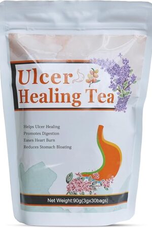 Wins Town Ulcer Healing Tea, Relief Gastritis and Heartburn, 30 Bags | Stomach Nourishing Tea