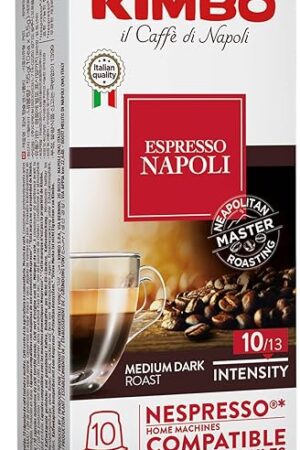 4 Boxes of Kimbo Espresso Napoli Nespresso Capsules
