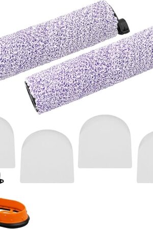 2 HydroVac Replacement Roller Filter kit for Shark AW261 WD261 WD101 AW302 WD161 WD201 WD100 WD200 WD101 HydroVac XL 3 in 1 Vacuum, Replace part WDFF1 WDB1