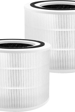 240 Replacement Filter Compatible with 240 Air Cleaner Purifier, 3-in-1 HEPA 14 Filter Replacement, 2 Pack
