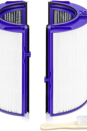 2-IN-1 Filter Replacement for Dyson PH01 HP07 HP10 TP07 TP10 TP09 HP09 HP06 TP06 Air Purifier 360 Combi Glass HEPA + Carbon Pure Cool Hot Humidify Fan.