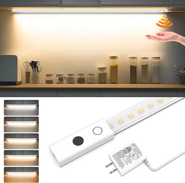 Under Cabinet Lights 40in Slim Under Cabinet Lighting 5 Color Temp Under Counter Lights