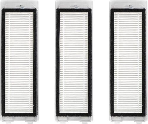 (3 Pack) Q Revo Replacement HEPA Filters Compatible With Roborock Q Revo Robot Vacuum, Filter Kit, Replacement Parts, Filters Accessories Kit 3 Pieces