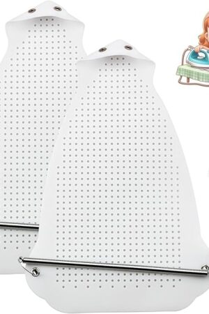 2025 New Universal Iron Protective Cover Shield, for Electric Iron Clothes Protector When Ironing - Prevents Burn, Sticking,Easy Installation Sole Plate Accessory (2 PCS)