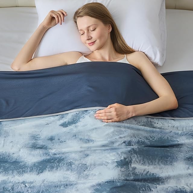 Cooling Blanket for Hot Sleepers Throw Size 50"x70", Summer Ice Cold Blanket Absorbs Heat to Keep Body Cool for Night Sweats, Lightweight Breathable Cold Blankets for Sleeping Bed & Sofa