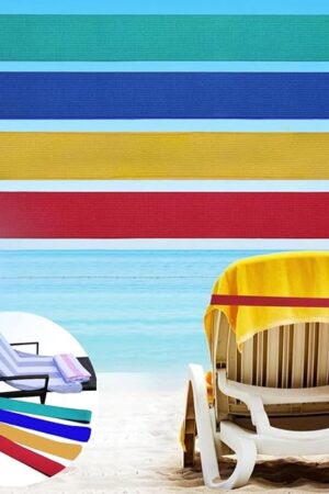 Beach Towel Bands (4 Pack), Beach Chair, Pool Chairs & Cruise Ship Essentials, The Better Towel Chair Clips Towel Holder Beach Towel Clips(4 Mix)