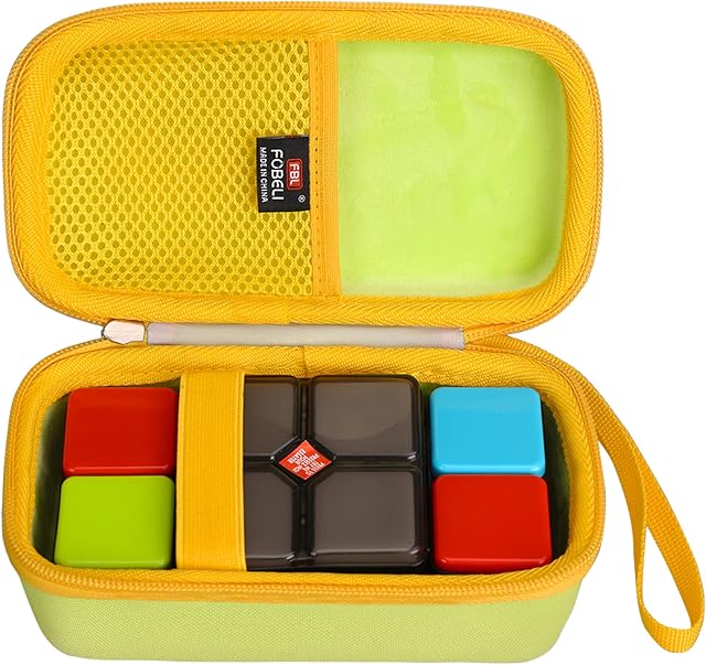 The FBLFOBELI Hard EVA Carrying Case Compatible With Flipslide Game, Electronic Handheld Game | Flip, Slide, and Match the Colors to Beat the Clock Games Toys Bag (Case Only)