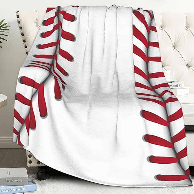 Baseball Blanket Baseball Gifts for Boys 8-12 Baseball Team Coach Gifts Fleece Throw Blanket Kids Men Baseball Lover for Birthday Christmas(40"x50", Baseball)