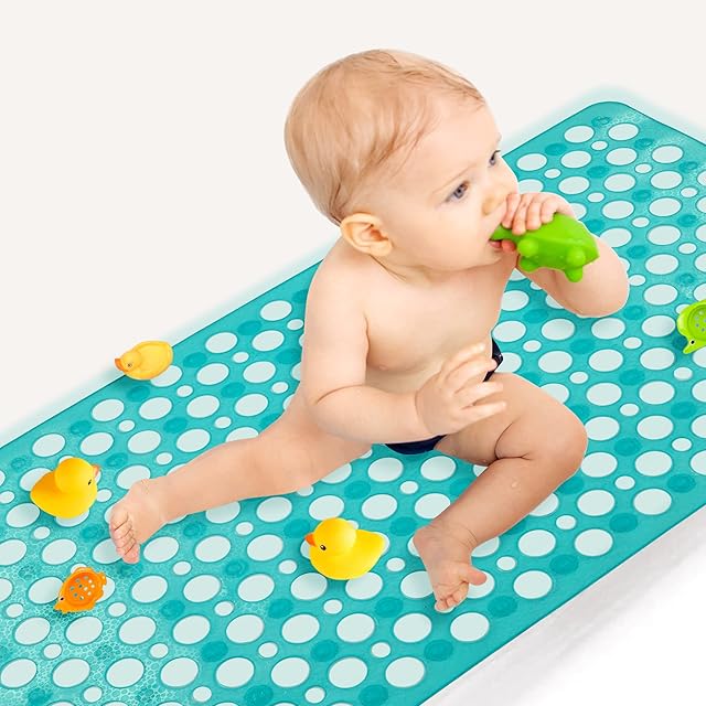 Bath Mat for Tub Non Slip Machine Washable Quick Drain Bathtub Mat