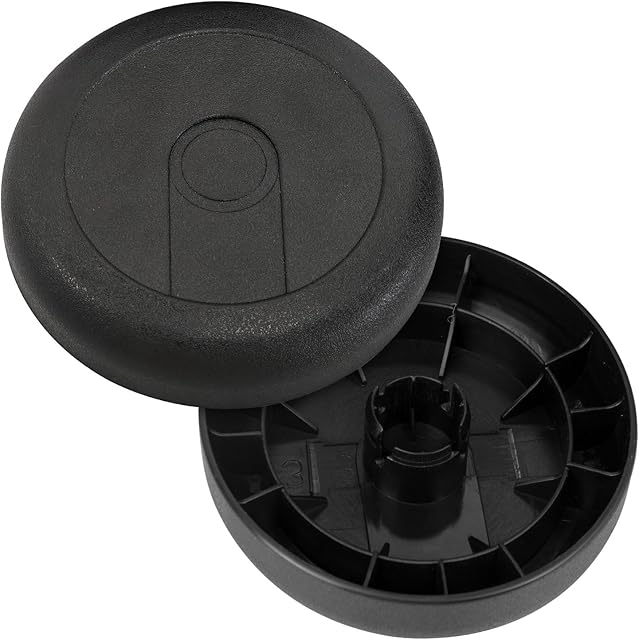 15409-119N Vacuum Rear Wheels Part for Eureka Mighty Mite 3600 Series Vacuums, SC3683, SC3686 and SC3681, Vacuum Cleaner Rear Wheel Replacement (2PACK)