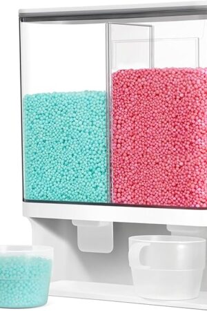 Conworld Laundry Detergent Dispenser, Scent Booster Beads Dispenser for Laundry Room Organization, Suitable for Beads, Stain Remover Powder