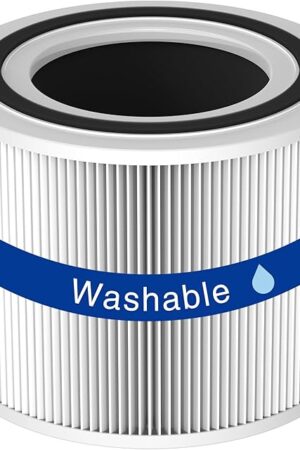 Core 300 ???????? Replacement Filter for LEVOIT Core 300, Core 300S and Core 300-P Air Purifier, 3-in-1 H13 True HEPA Filter with High-Efficiency Activated Carbon for Core300-RF, 1 Pack