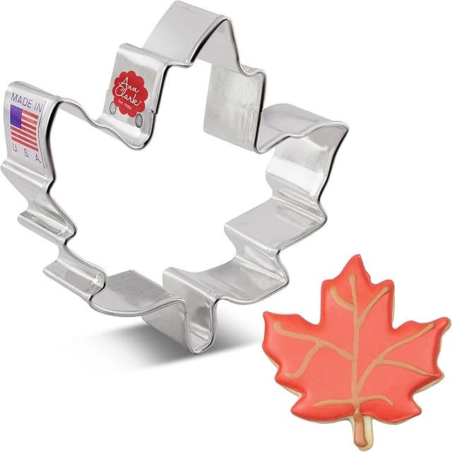 Ann Clark Cookie Cutters Maple Leaf Cookie Cutter 3.25" Made in USA