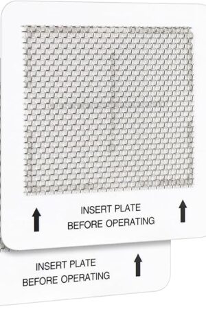 Ceramic Ozone Plates 2 Pack, Perfect 4.5-inch x 4.5-inch Replacement Ozone Plate, Washable Ozone Plate Comes with a Brush.