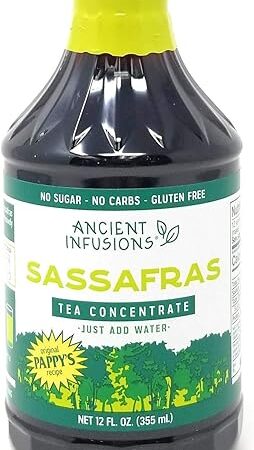 Ancient Infusions Sassafras Concentrate Instant Tea, 12-Ounce Bottles (Pack of 6)